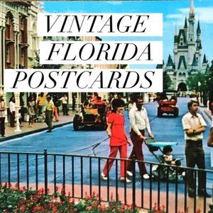 Vintage Wall Art - Vintage Florida USA Souvenir Postcards Vintage Wall Art - Vintage Florida USA Souvenir Postcards